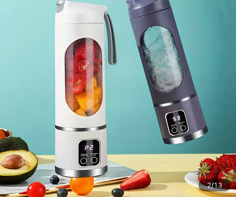 Portable smoothie and protein shake blender